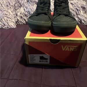 Vans Black Sk8-Hi Zip Sneakers